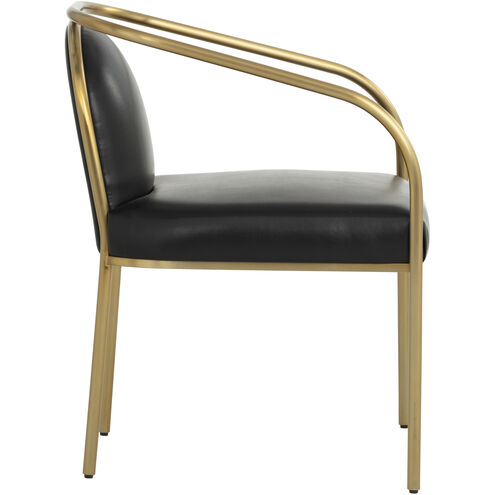 Cicero Cantina Black Dining Armchair